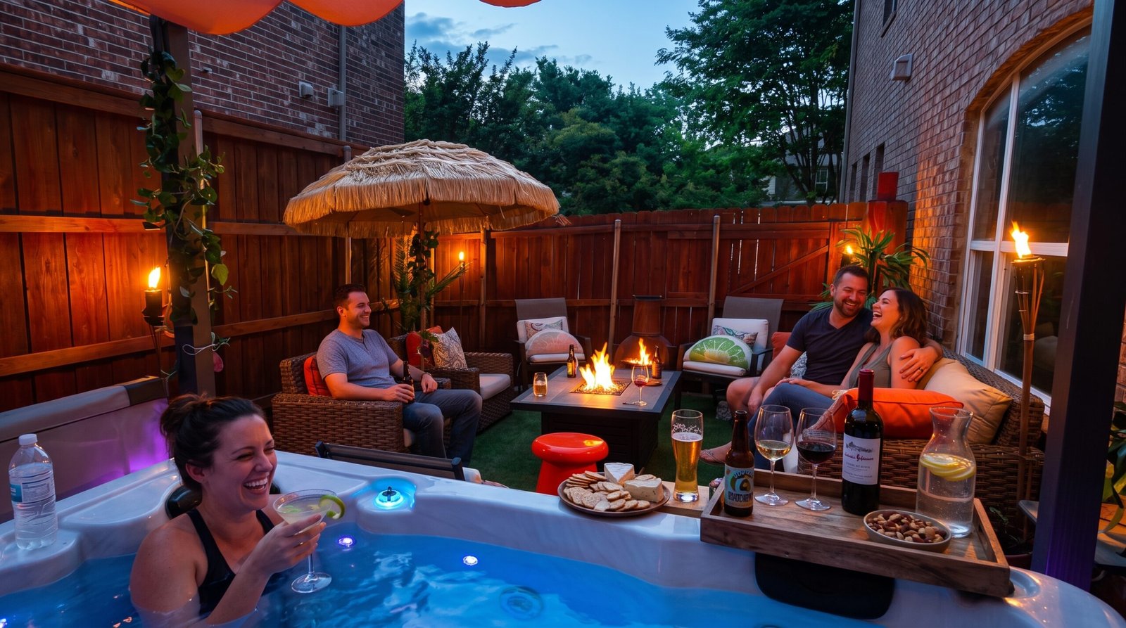 Outdoor Bath Tub Experience